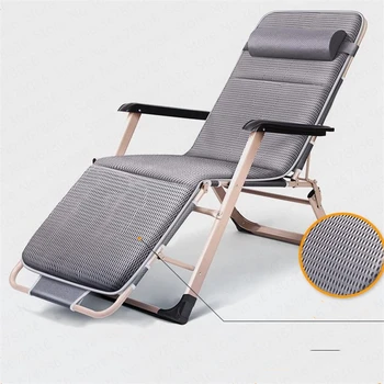 

Multi-function Portable Nap Chair Autumn Winter Folding Chair Lunch Break Siesta Bed Back Chair Lazy Beach Home