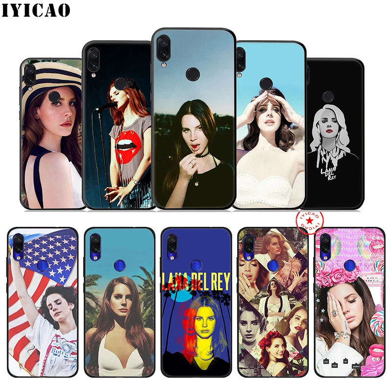 IYICAO Lana Del Rey Soft Case for Xiaomi Redmi K20 8A 7A 7 6 6A 5A 5 Plus 4X 4A Go Pro TPU |