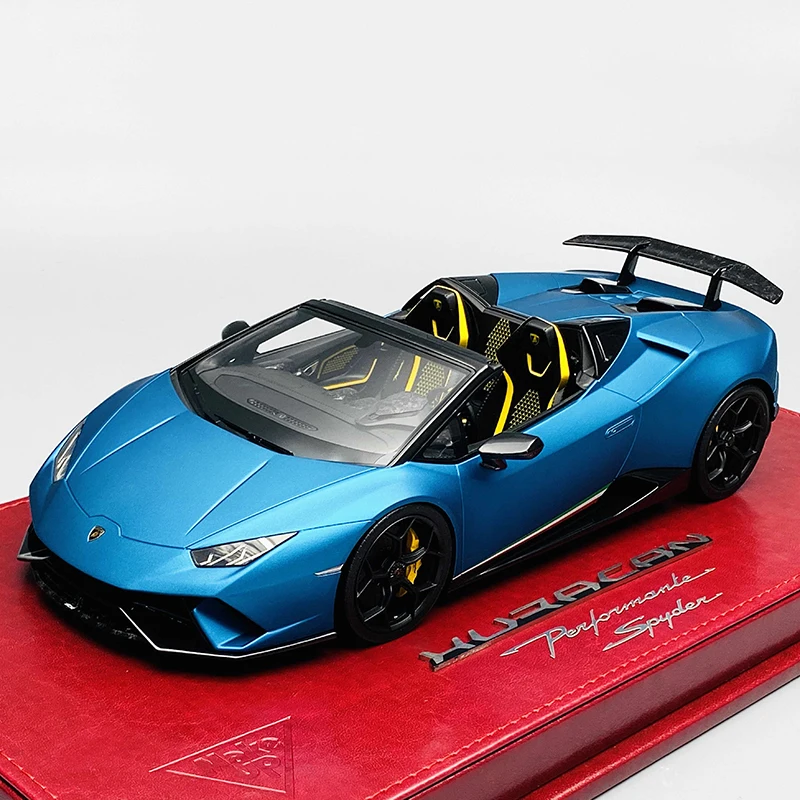 

1/18 Blue Simulation Car Model Metal Car Model Collection