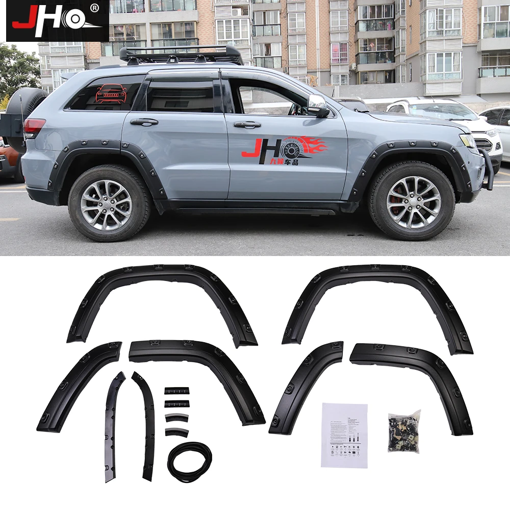 JHO Kit de guardabarros de coche para accesorios para Jeep Grand Cherokee 2011 2020 Limited 2018 2019 2016 2015 2014|Kits para el - AliExpress