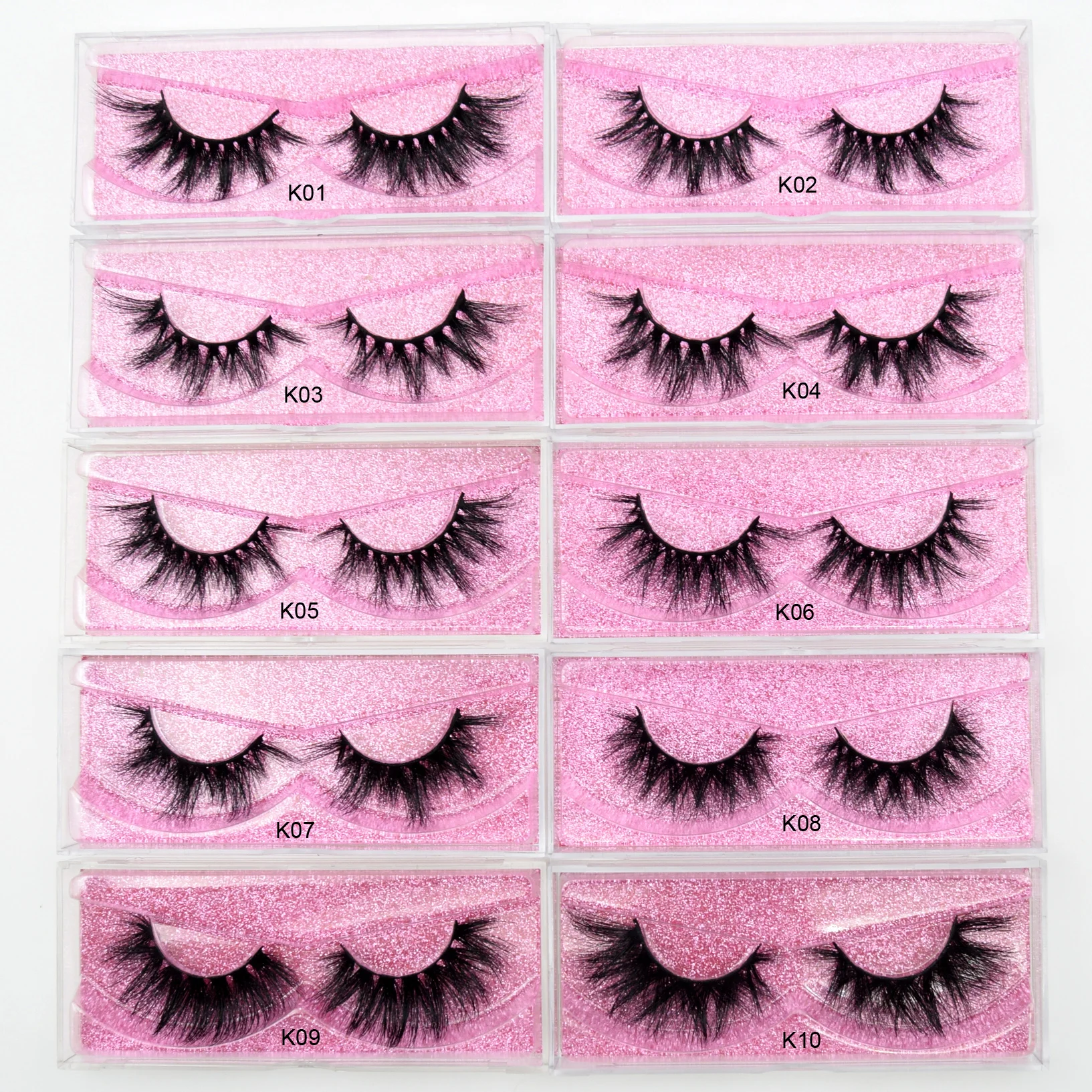 Natural Handmade 3D Mink Lashes - Visofree Eyelashes - Soft and Voluminous, Perfect for Makeup (E01) image 5