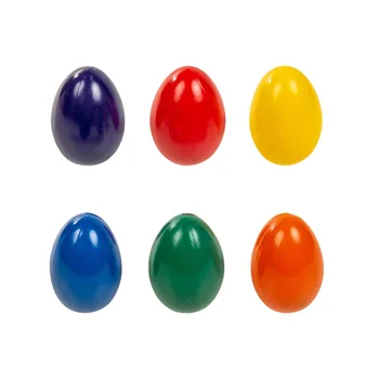 

1 Set 6pcs 6 Colors Solid Crayon Egg Shaped Colorful Crayon Set Drawing Tools for Child (Colorful)