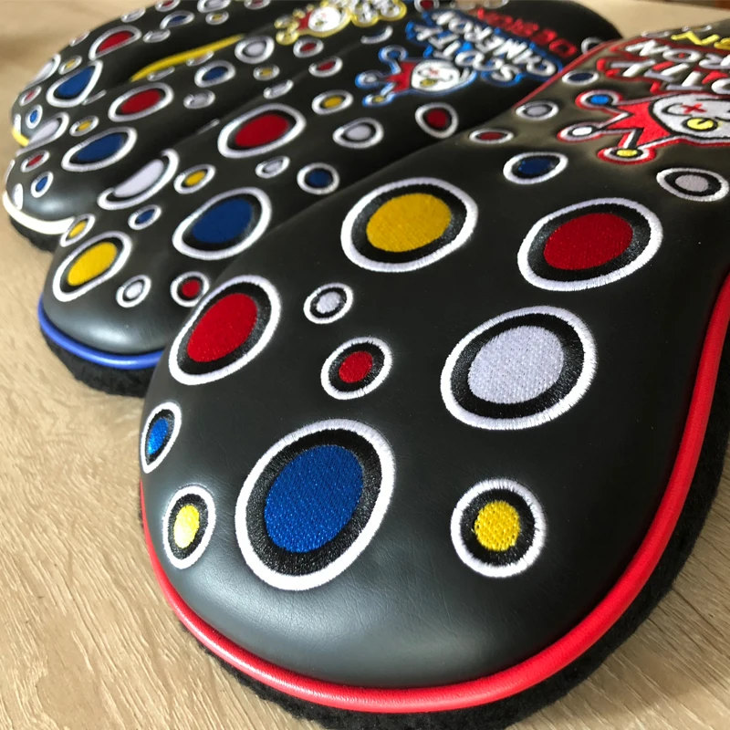 NEW PU Leather Golf Club Head Cover (1# Driver/wood Cover 3#,5# AND PUTTER HEADCOVERS FREE SHIPPING