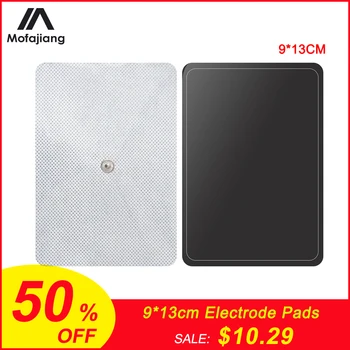 

9*13 Electrode Pads Self Adhesive Replacement Tens Non-woven Fabric Physical Therapy ReusableTENS Unit Patches Pad Messager