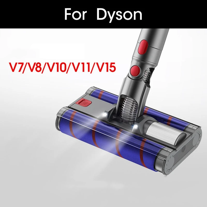 Alat Kepala Sikat Lantai Bermotor untuk Dyson V7 V8 V10 V11 V15 Penyedot  Debu Kepala Rol Ganda Pengganti Sikat Lantai|Onderdil Vacuum Cleaner| -  AliExpress