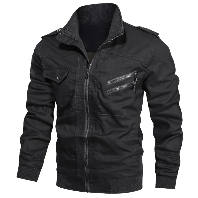 

Jackets for Men Casual Jacket Men Spring Autumn Army Military Jackets Mens Coats Male Outerwear Windbreaker Plus Size L-5XL