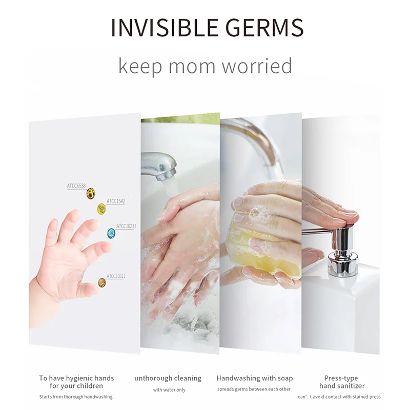 350ML Automatic Induction Soap Dispenser Foaming Hand Washer Infrared Sensor Soap Dispenser Kitchen Bathroom Supplies