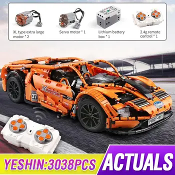 

MOC Technic FORD GT Sport Car 10792 RC Engine Power Function Vehicle Fit compatible Lepining Building Block Bricks Model Kid Toy