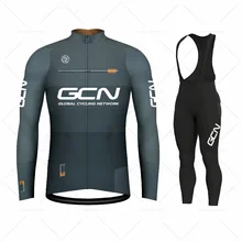 GCN-Conjunto de Ropa de Ciclismo para hombre, maillot de manga larga para bicicleta de montaña al aire libre, primavera y otoño, novedad de 2022