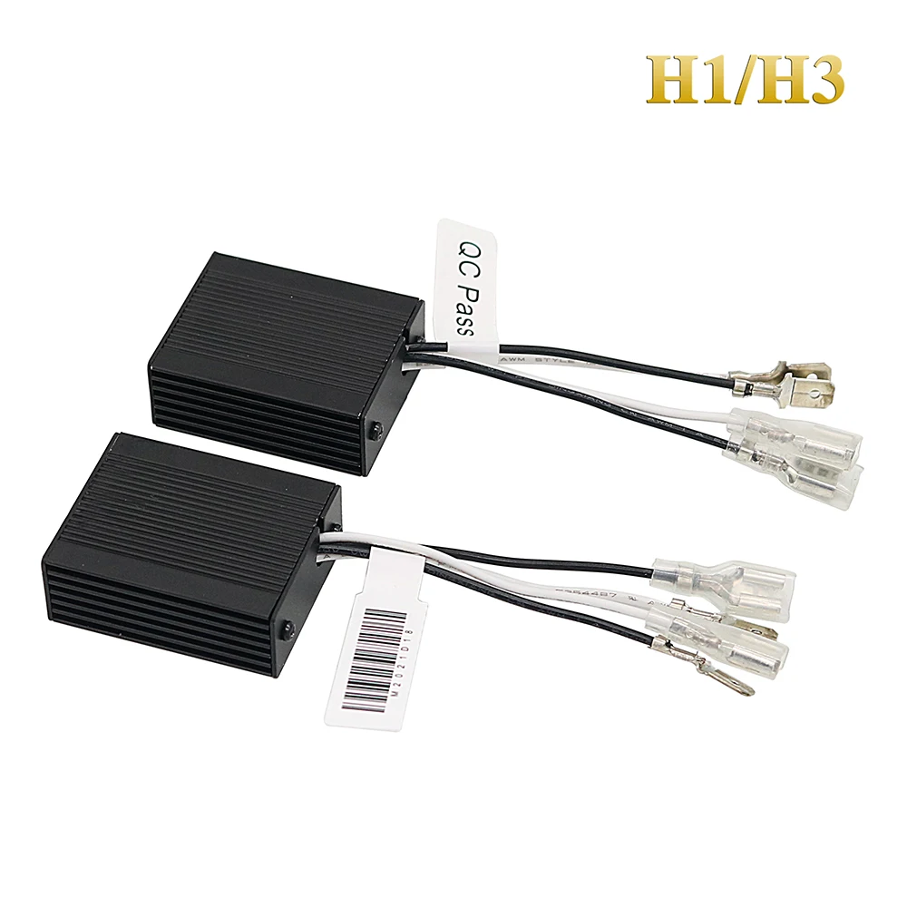 Led car lights Led bulbs Led headlights Led car headlights Car headlamps Hid headlight bulbs 2pcs H4 H7 H8 H11 9005 HB3 9006 HB4 LED Bulb Decoder Resistor 50w Canbus Error Canceller Wire Harness Adapter for Car Headlight