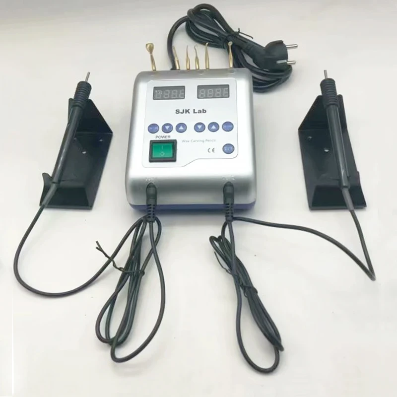 1set 220V Стоматологическая лаборатория Электрический воск резной нож машина+ 2 ручки+ 6 воск наконечник Лидер продаж A& B Тип для стоматологической лаборатории - Цвет: 1set 220V