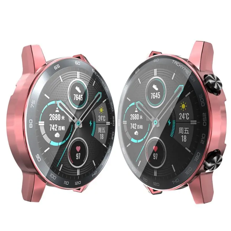 Durable Electroplated TPU Watch Cover with Screen Protector