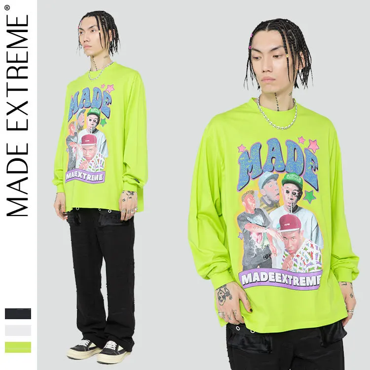 Футболка женская Ретро в стиле хип-хоп с графическим принтом |