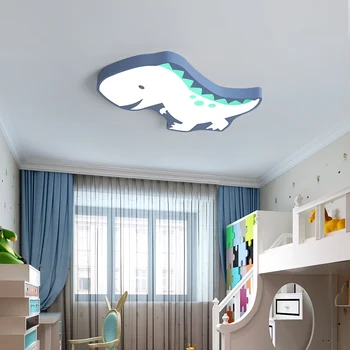 

New Arrival Dinosaur Modern Led Ceiling Chandelier for Bedroom Children Kid's Room Home Dec Surface Mounted Ceiling Chandelier