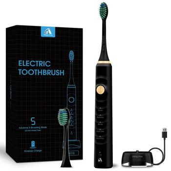 

Top Quality Sonic Electric Toothbrushes Proalpha Rechargeable Whitening travel carry Tooth brush with Timer 5 Modes waterproof