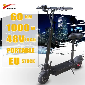 شراء سكوتر كهربائي 48V1000W قوة المحرك USA/اسبانيا مستودع 8 بوصة تخفيف السفر أداة صغيرة ركلة سكوتر طوي Patinete самокаа