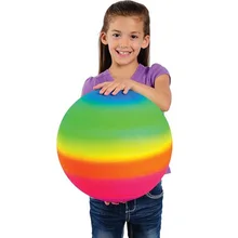 Balle de jeu arc en ciel 8.5 pouces, jouets d'extérieur pour enfants, garçons et filles