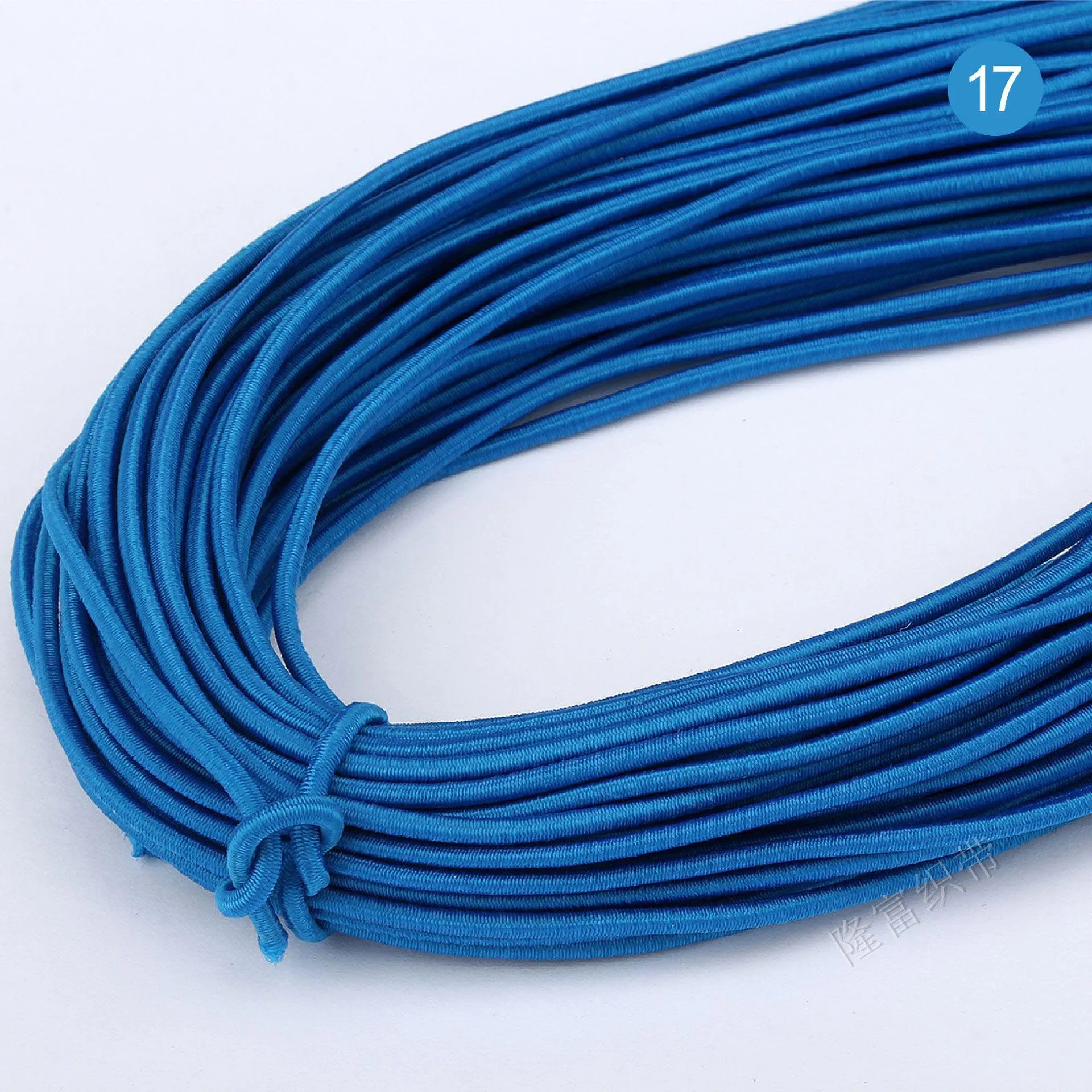 Blue 70 метров 1,5 мм экологически чистый круглый резиновый эластичный шнур эластичные ленты Веревка Ювелирные браслеты изготовление одежды бирка DIY ремесло - Цвет: Blue
