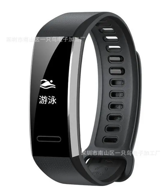 Подходит для huawei Band 2/Pro силиконовый ремешок для часов в скандинавском стиле спортивный стиль ремешок для наручных часов - Цвет: Черный