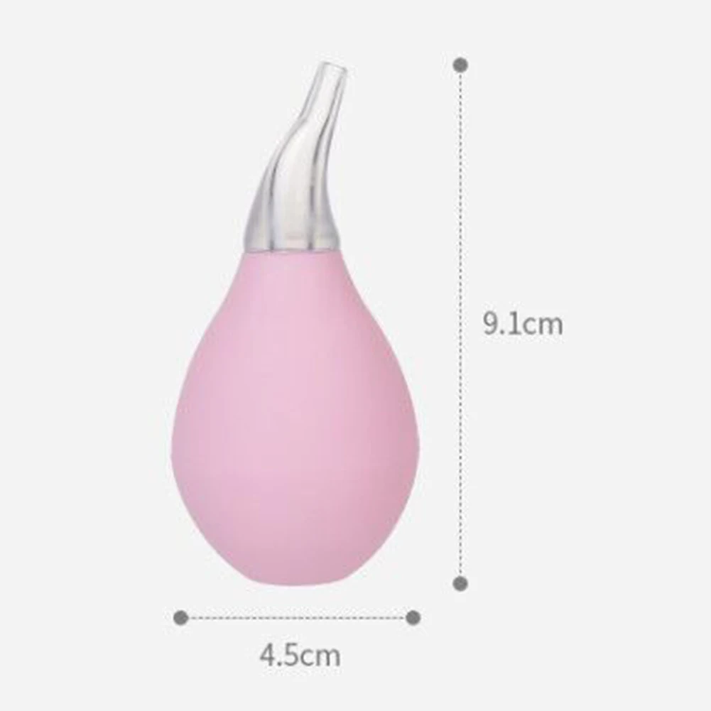 HAPPY MONKEY Baby Newborn Nasal Aspirator Suction Soft Tip Mucus Vacuum Runny Nose Cleaner nasal aspirator