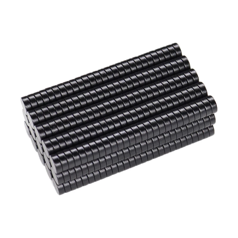 

Micro Magnet Disc Waterproof Corrosion Resistance Black Epoxy Resin Permanent Neodymium Magnets 100pcs
