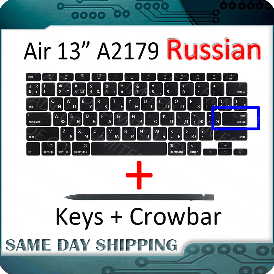 Ноутбук A2179 Русский RU Россия клавишные колпачки ножницы Ремонт для Apple Macbook Air Retina