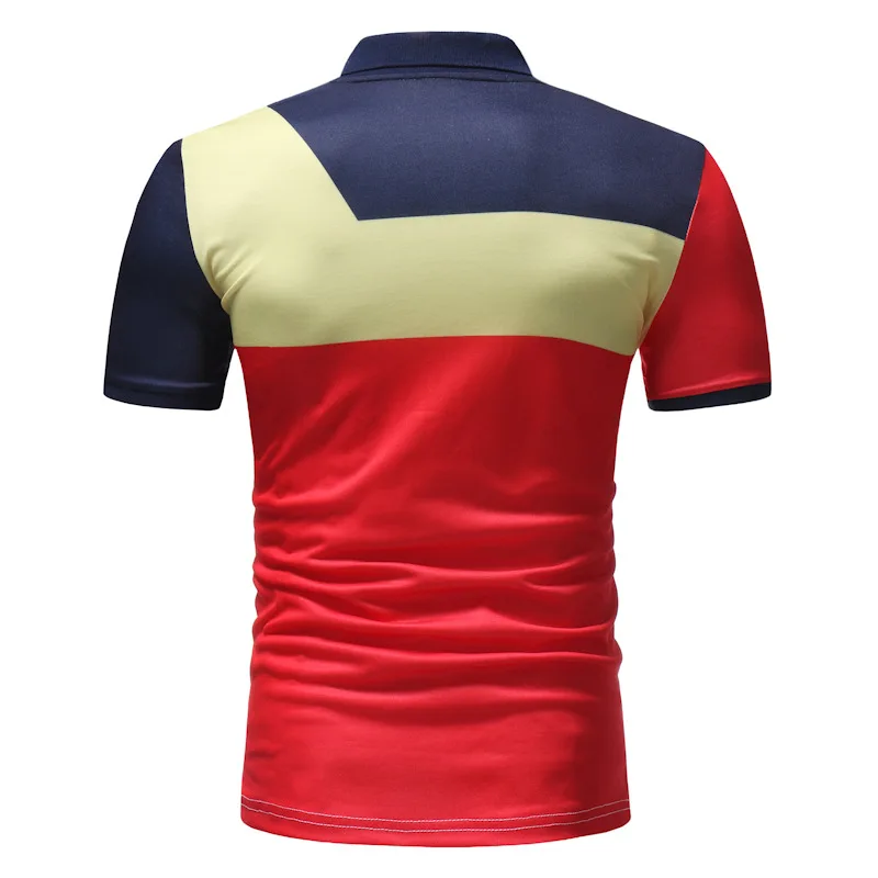Летние новые стильные импортные товары AliExpress EBay мужские повседневные модные поло Shirt-T361-P35 золото
