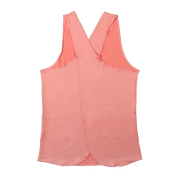 VEQKING Cross Back Sleeveless Yoga Tank Top Women Fitness Workout Sport Vest Athletic Sport Top