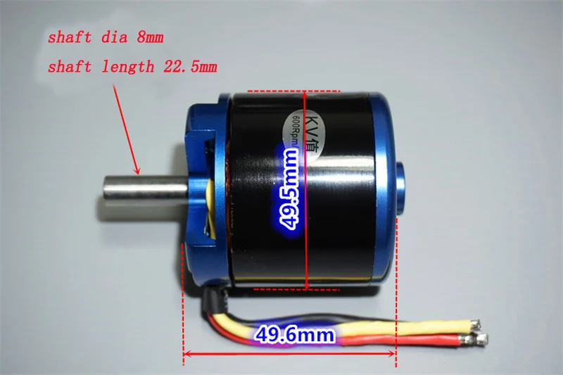 5055 700kv бесщеточный мотор электрический бесколлекторный бесщеточный двигатель самолета с 8 мм валом для Diy Rc модель Электрический велосипед скейтборд