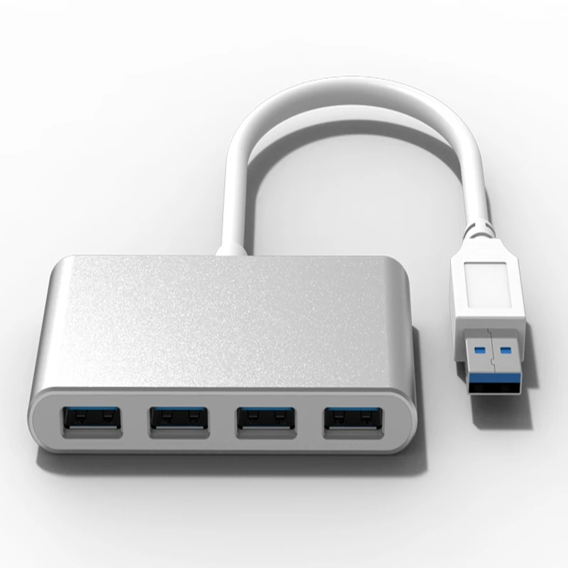 4 Порты и разъёмы Алюминий Usb 3,0 концентратор Для Imac, Macbook Pro, Macbook Pro, Macbook Air, ноутбук, Тетрадь, ПК