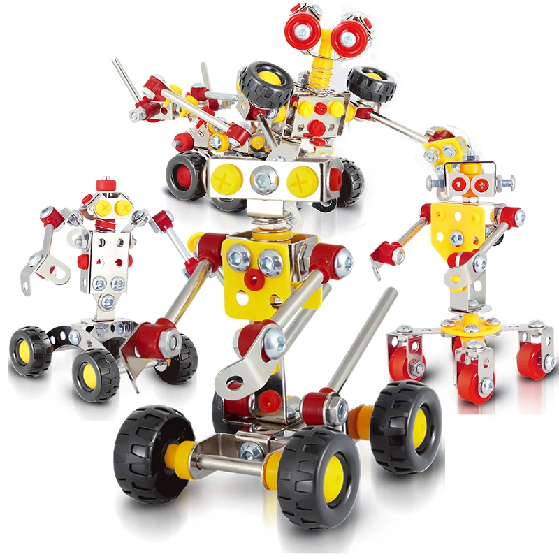 3 компл./лот Сталь блок игрушки детские кубики для мальчиков 267 шт. в 1 робот
