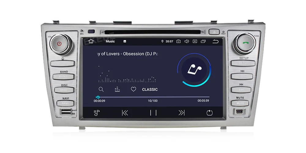 Perfect PX5 Android 9.0 Car Multimedia Player 2 din car radio for toyota camry 2007 2008 2009-2011with navigation car stereo head unit 12