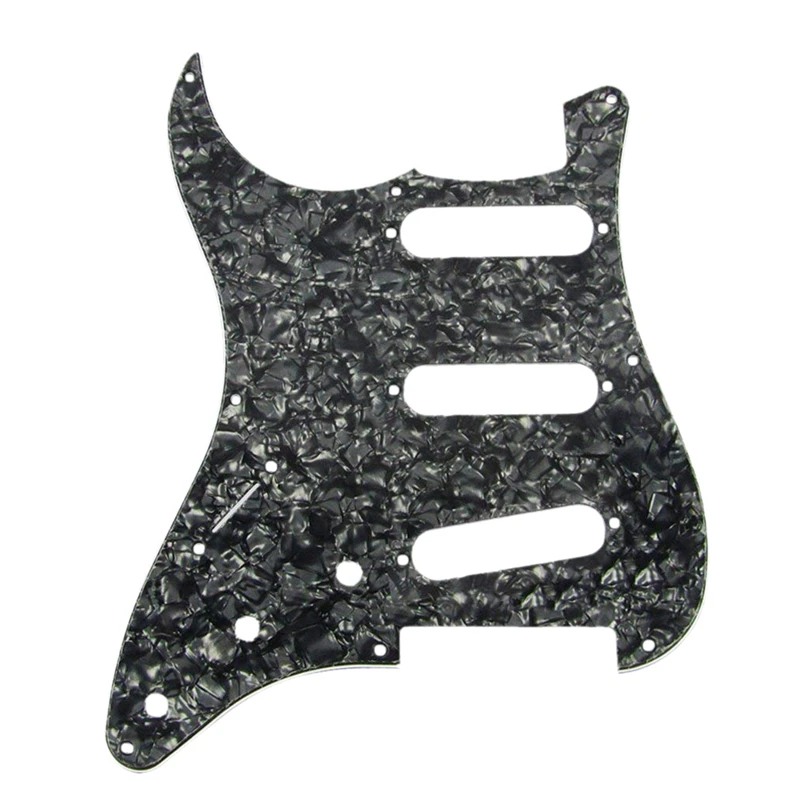 

SSS 8 Hole Strat Vintage Electric Guitar Pickguard for Style Vintage Strats Style Guitar Parts, With pure aluminum foil s