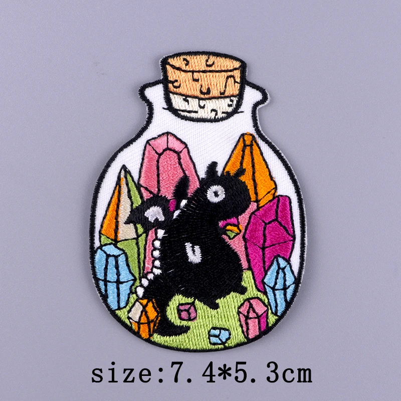 Cartoon Animal Patch Iron On Embroidered Patches For Clothing Thermoadhesive Patches On Clothes Food Patch For Clothes Stickers 