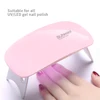 Nail Lamp 6w mini Nail dryer white pink uv LED lamp Portable usb interface Very convenient for home use ► Photo 1/6