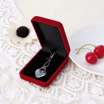 

1pc Velvet Necklace Jewelry Gift Display Box Ring Bracelet Storage Case Hot X7JB