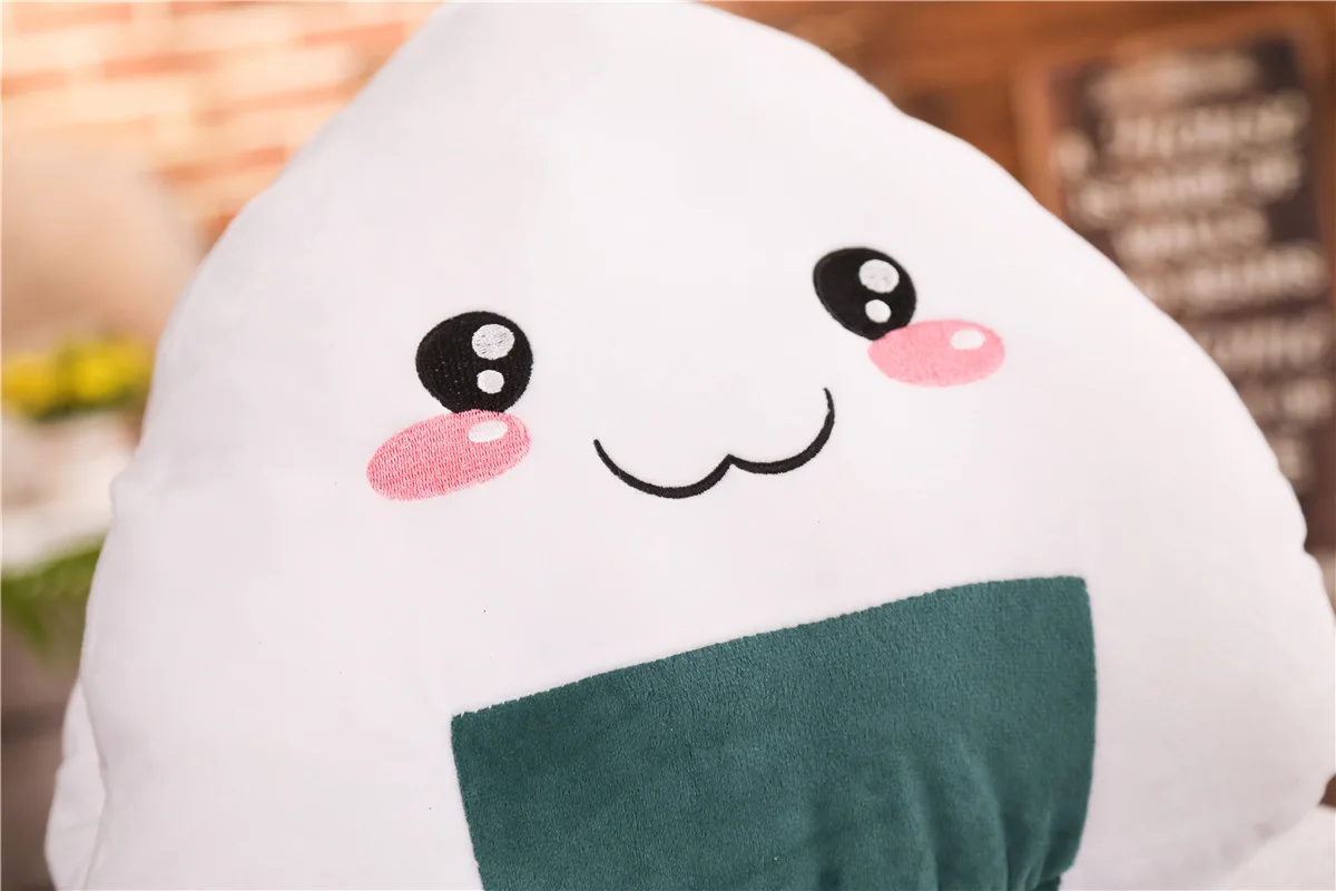 Manufacturers Direct Selling Cute Expression Rice Roll Pillow Plush Toys Cushion Hand Warmers Students Nap Lying Pillow Wholesal