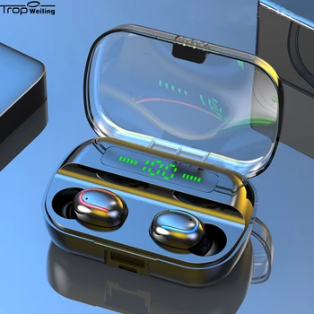 

Trop Weiling Tws True Wireless Earphone Headphones 3D Stereo Sound Headphones with Charging Box and Mircophone for xiaomi/Iphone