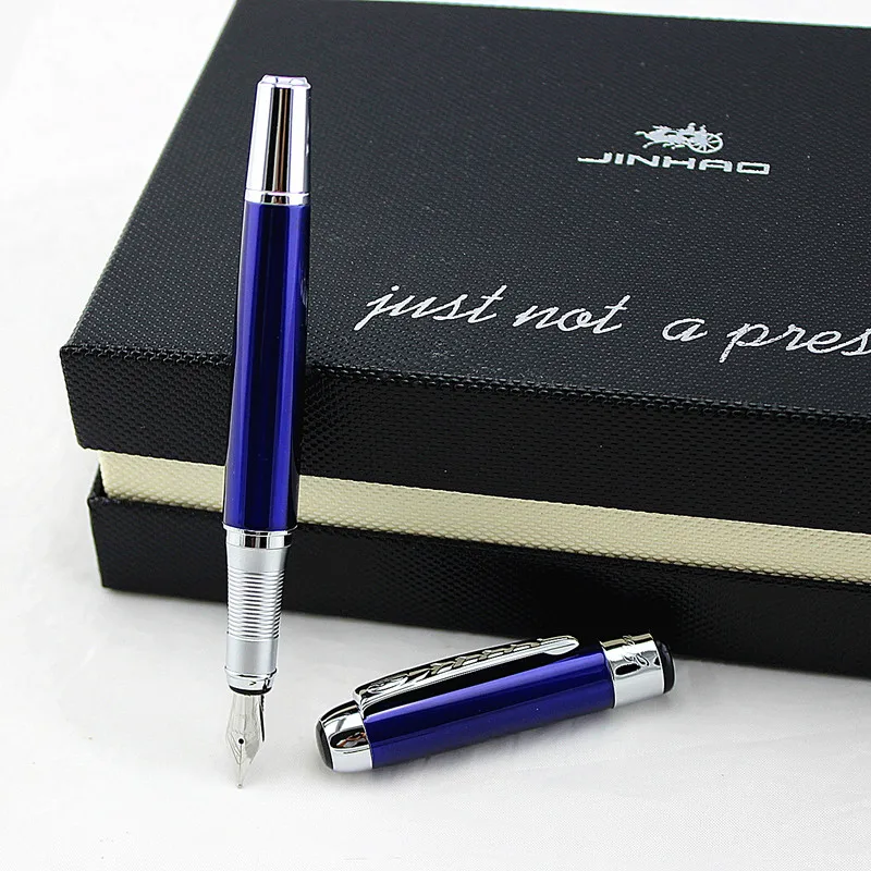 Новое поступление Jinhao 250 Роскошная ослепляющая синяя авторучка