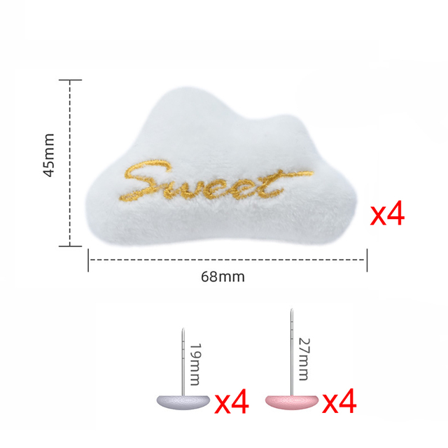 Soft Quilt Blanket Clips Non-slip Duvet Quilt Holder Pins Bed Cover Blaknket Fastener Anti-run Quilt Holder with 8pcs Nails