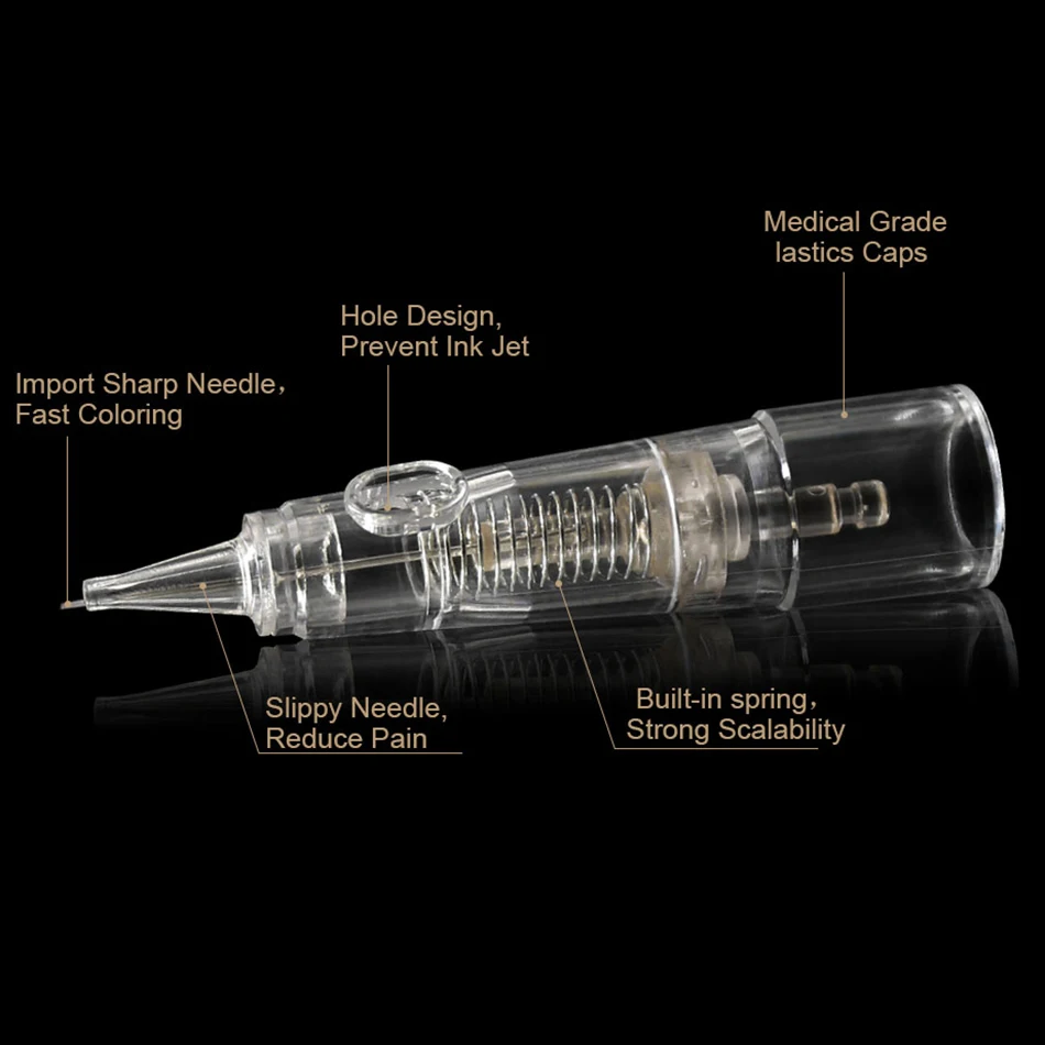 Профессиональные картриджи для перманентного макияжа Biomaser иглы 1R/2R/3RL/5RL