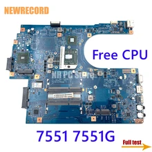 Carte mère 7551 go/7551 go pour ordinateur portable, nouveau record, processeur entièrement testé, Socket S1 DDR3, MBPT901001, JE70 DN mbpt9011 