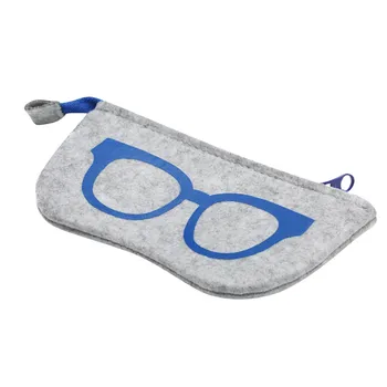 

1PC Unisex Felt Glasses Case Bag Sunglasses Case Box Portatives Soft Zipper soleil Lunettes de soleil Protector Sunglasses Pouch