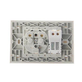 

Wall Power Socket Plug 16A EU Standard Electrical Outlet 1000mA Dual USB Charger Port B85C