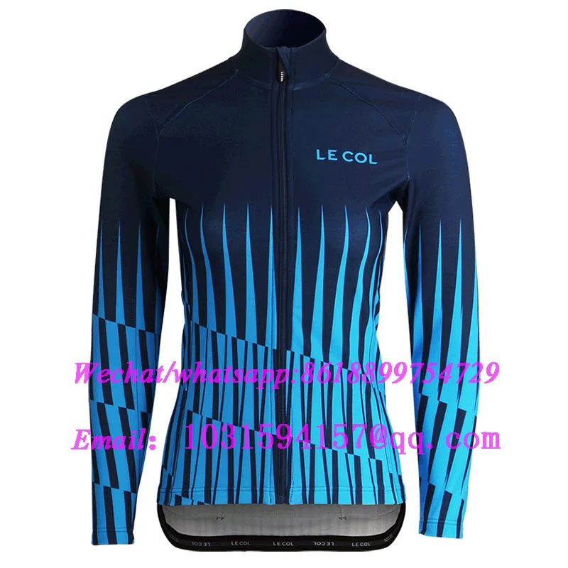 le col cycling jersey winter clothes women long sleeve bike maillot roupa ciclismo invierno hombre roupa ciclismo feminina mujer - Цвет: jersey