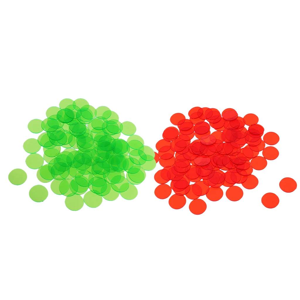 200x Translucent Bingo Chips 3/4 Inch for Bingo Game Cards DIY Accessories 200x Translucent Bingo Chips 3/4 Inch for Bingo Game Cards DIY Accessories