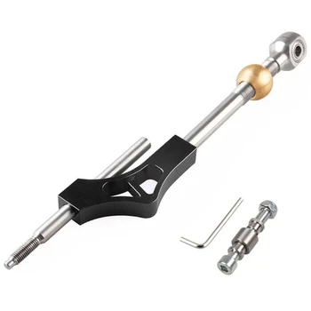 

Circuit Adjustable Short Shifter for Civic Integra CRX B16 B18 B20 D16 Silver Car Short Shifter Extender for Honda Civic