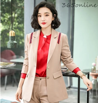 

Ladies Office Work Wear Blazers Autumn Winter Long Sleeve Formal OL Styles Jackets Coat Tops Outwear Overcoat Women Blaser