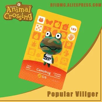 

183 Camofrog Animal Crossing Card Amiibo for New Horizons