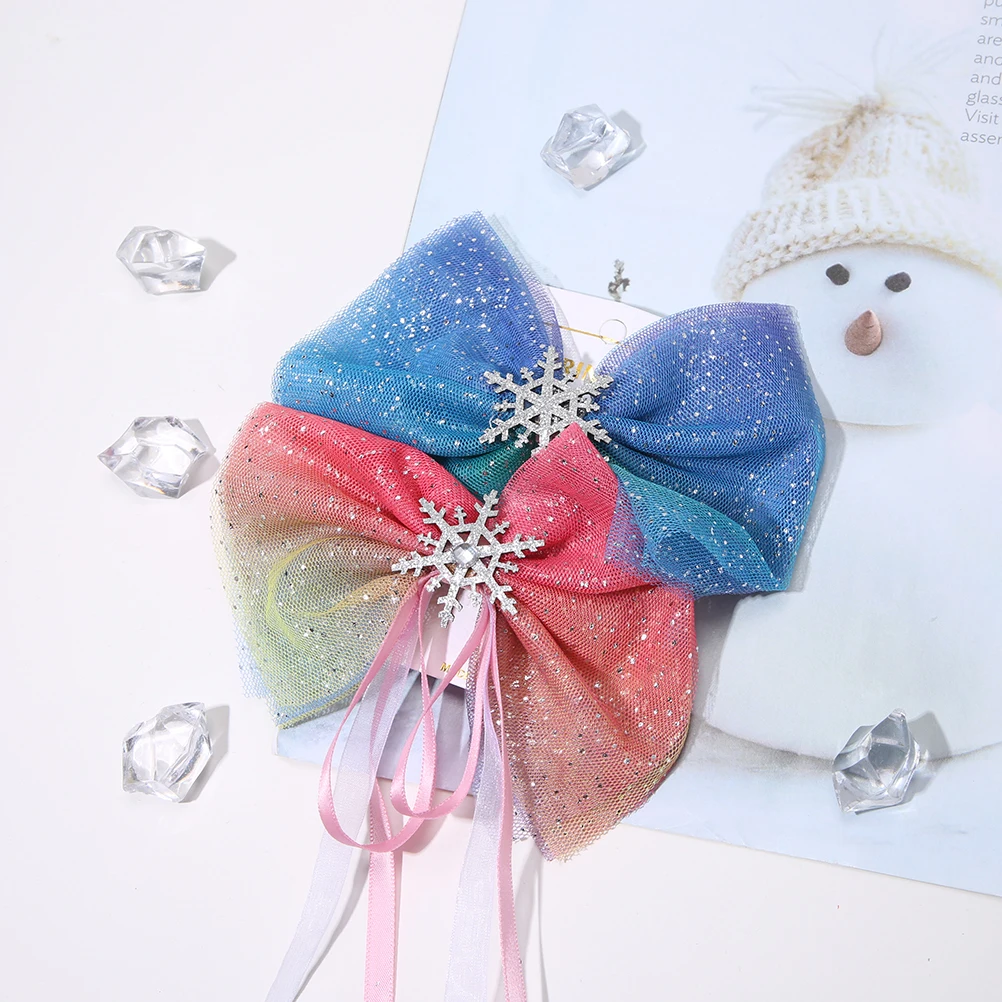 Hairpins Set 11 1 комплект; с бантом и блестками; Bobby заколки для волос с изображением снежинок для девочек Заколки для волос для детей синего цвета с бантом; эластичная резинка для волос резинкой женские аксессуары для волос - Цвет: Hairpins Set 11